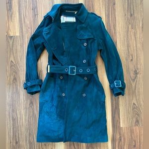 Coach leather coat